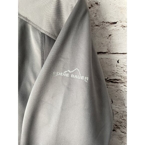 Eddie Bauer Mens Jacket L Grey Trail Soft Shell Full Zip Hiking Gorpcore Fall - Picture 2 of 4